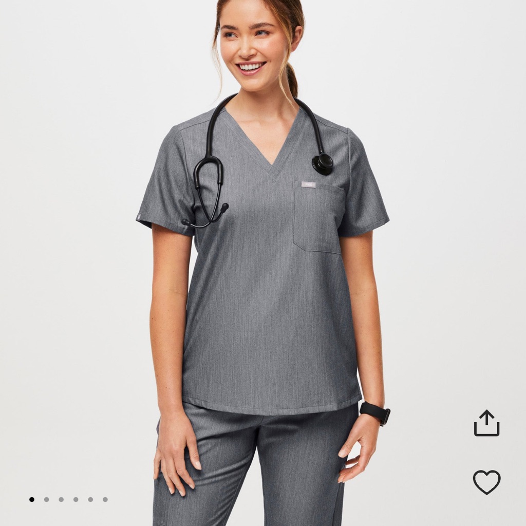 Figs Scrub Set - Graphite